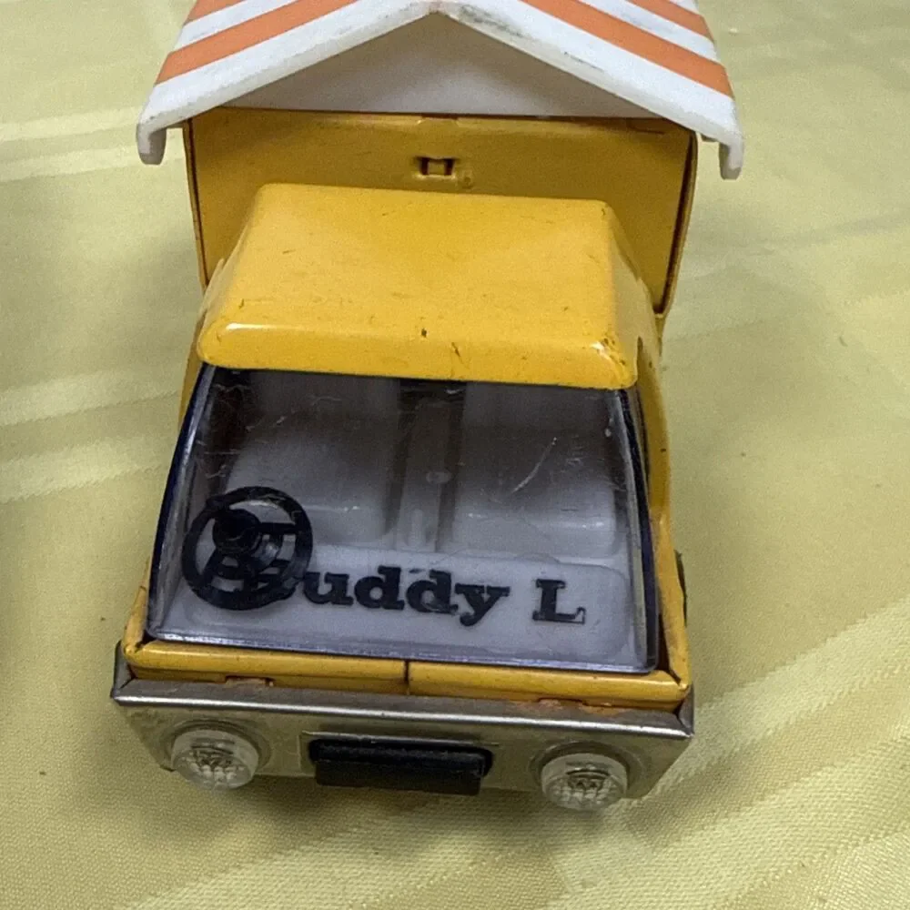 Buddy L Pressed Steel Brute Pink Merry Go Round Truck 4909 Pan Am Cargo Monkey - Picture 11 of 16